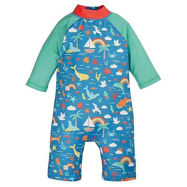 frugi UV-Schutz-Anzug SUN SAFE - FISHING in blau