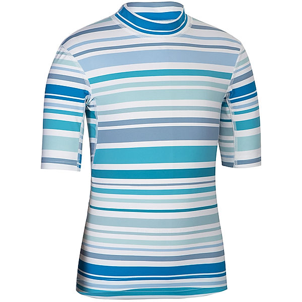 hyphen sports UV-Schutz-Badeshirt WILD STREAKS in weiss/blau