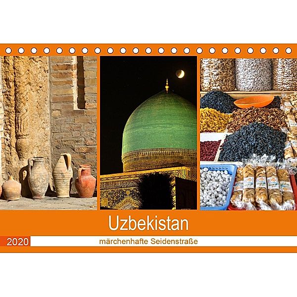 Uzbekistan - märchenhafte Seidenstraße (Tischkalender 2020 DIN A5 quer), Brigitte Dürr