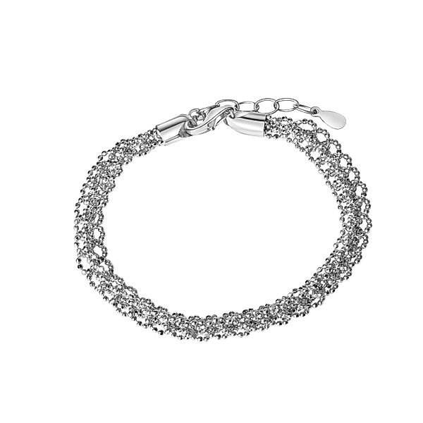 V Armband 925/- Sterling Silber 19,5cm Glänzend