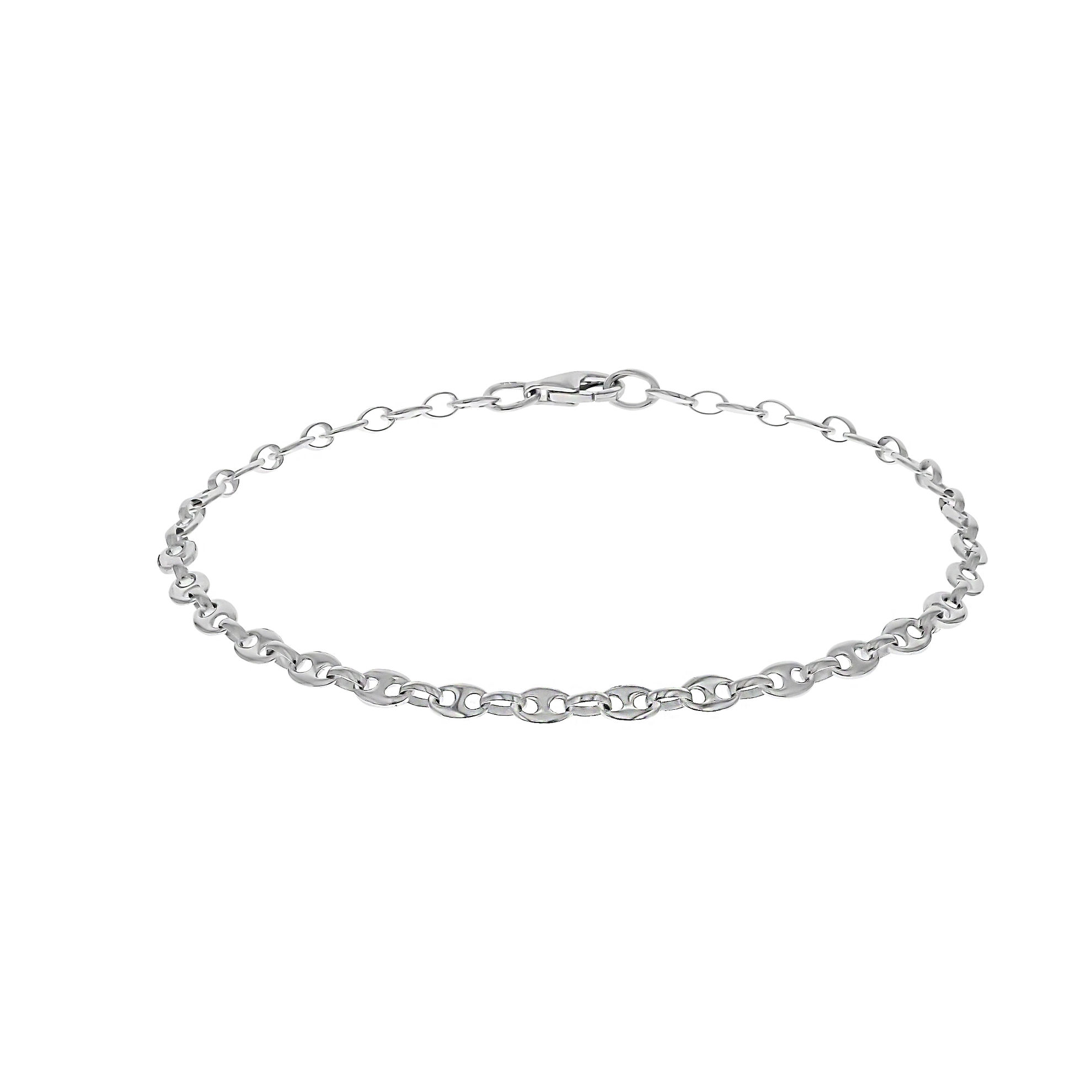 V Armband 925 - Sterling Silber Glänzend Größe: 19