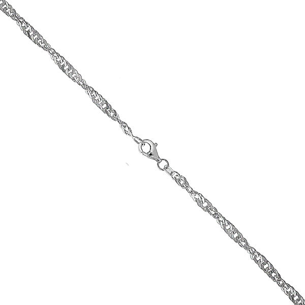 V Collier 925/- Sterling Silber 60cm Glänzend