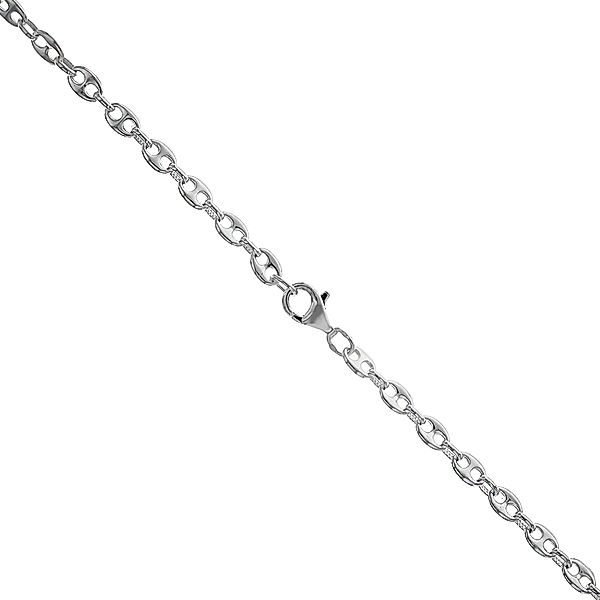 V Collier 925/- Sterling Silber Glänzend (Größe: 45)