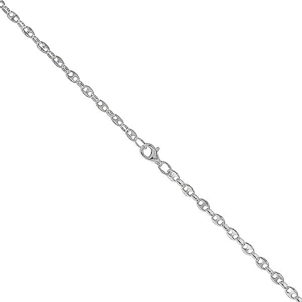 V Collier 925/- Sterling Silber Glänzend (Größe: 50)