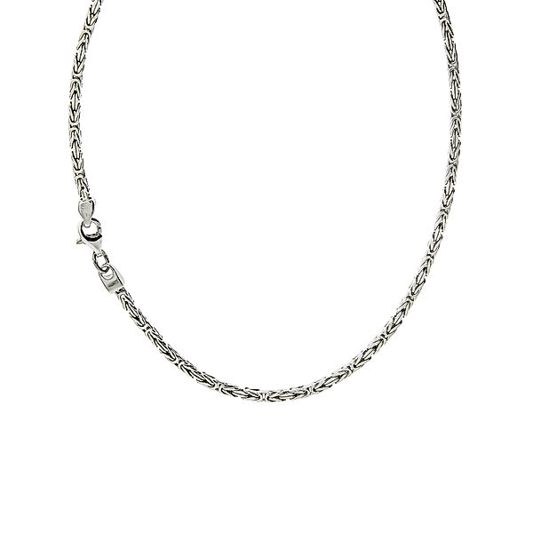 V Collier Königskette 925/- Sterling Silber Glänzend (Größe: 55)