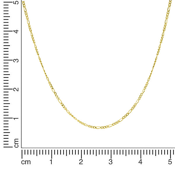 V Kette 333/- Gold 45cm Glänzend