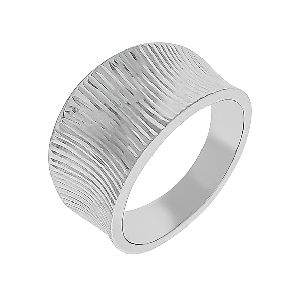 V Ring 925/- Sterling Silber Diamantiert (Größe: 062 (19,7))