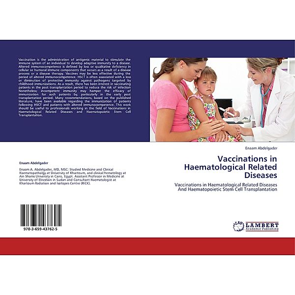Vaccinations in Haematological Related Diseases, Enaam Abdelgader
