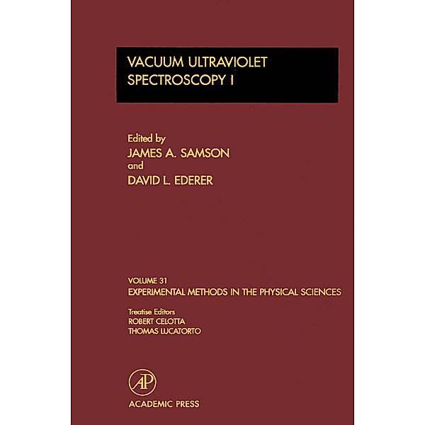 Vacuum Ultraviolet Spectroscopy I