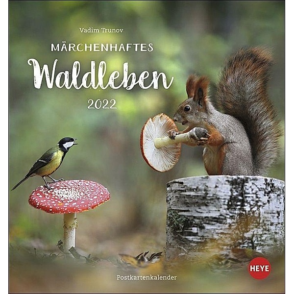 Vadim Trunov: Märchenhaftes Waldleben Postkartenkalender 2022, Vadim Trunov