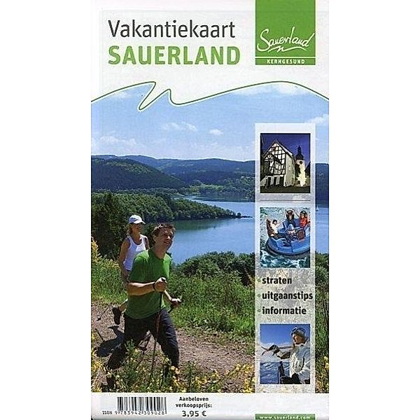 Vakantiekaart (Freizeitkarte) Sauerland NL