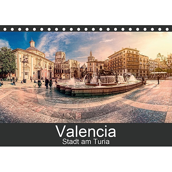 Valencia - Stadt am Turia (Tischkalender 2021 DIN A5 quer), Hessbeck Photography