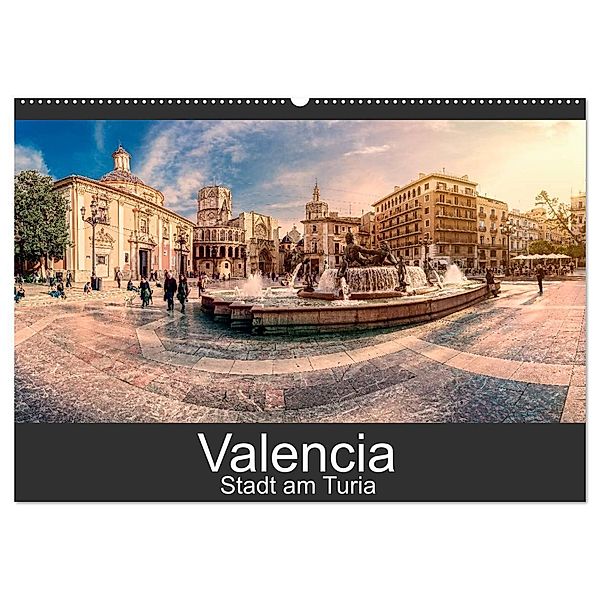 Valencia - Stadt am Turia (Wandkalender 2024 DIN A2 quer), CALVENDO Monatskalender, Hessbeck Photography