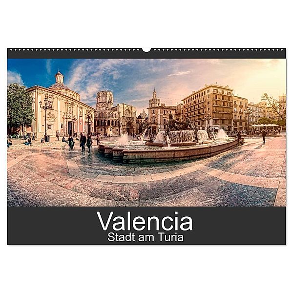 Valencia - Stadt am Turia (Wandkalender 2025 DIN A2 quer), CALVENDO Monatskalender, Calvendo, Hessbeck Photography