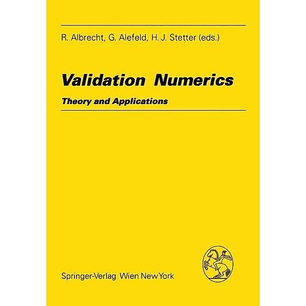 Validation Numerics / Computing Supplementa Bd.9