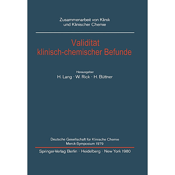 Validität klinisch-chemischer Befunde