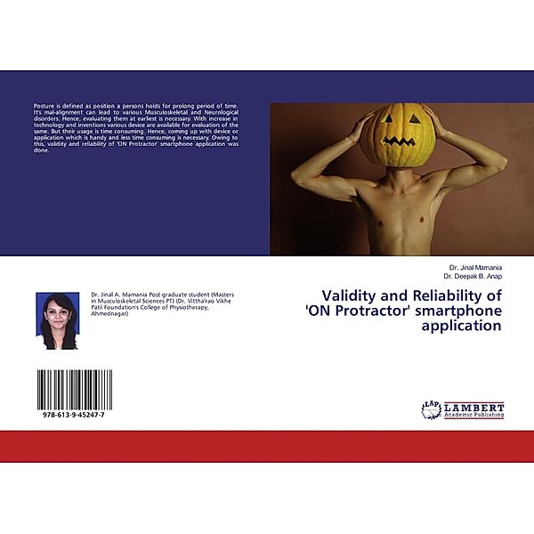 Validity and Reliability of 'ON Protractor' smartphone application, Jinal Mamania, Deepak B. Anap