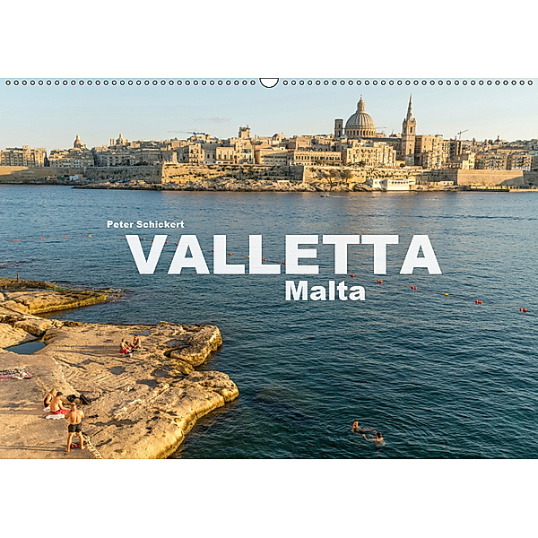 Valletta - Malta (Wandkalender 2019 DIN A2 quer), Peter Schickert
