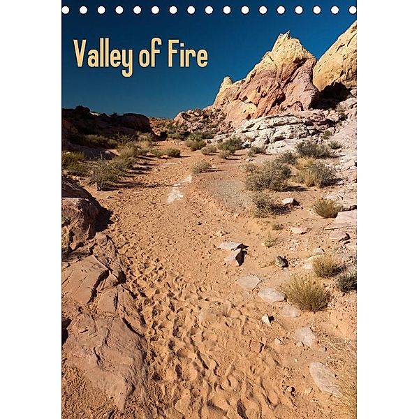 Valley of Fire (Tischkalender 2017 DIN A5 hoch), Rudolf Friederich