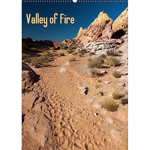 Valley of Fire (Wandkalender 2017 DIN A2 hoch), Rudolf Friederich