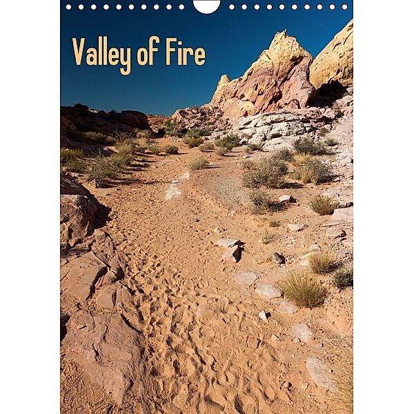 Valley of Fire (Wandkalender 2018 DIN A4 hoch), Rudolf Friederich