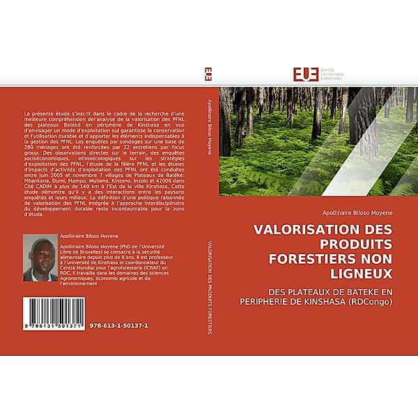 VALORISATION DES PRODUITS FORESTIERS NON LIGNEUX, Apollinaire Biloso Moyene