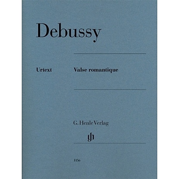 Valse romantique, Klavier zu zwei Händen, Claude - Valse romantique Debussy, Claude Debussy - Valse romantique