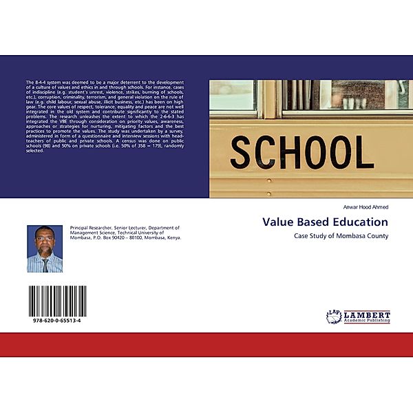 Value Based Education, Anwar Hood Ahmed