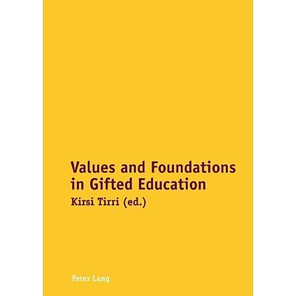 Values and Foundations in Gifted Education