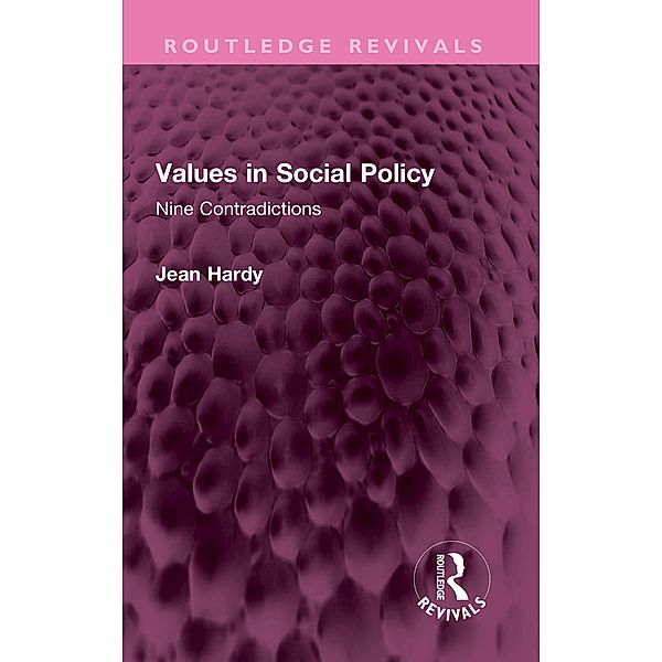 Values in Social Policy, Jean Hardy