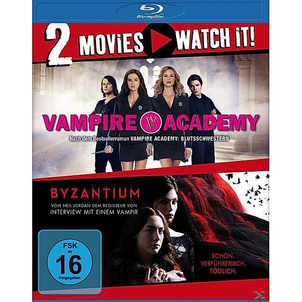 Vampire Academy/Byzantium - 2 Disc Bluray, Daniel Waters, Moira Buffini