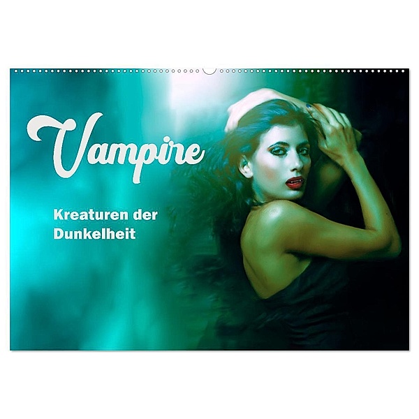 Vampire Kreaturen der Dunkelheit (Wandkalender 2024 DIN A2 quer), CALVENDO Monatskalender, Liselotte Brunner-Klaus
