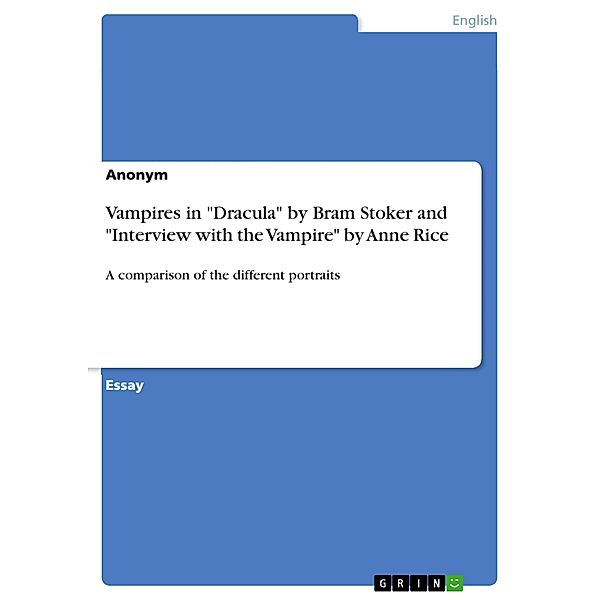 Vampires in Dracula by Bram Stoker and Interview with the Vampire by Anne Rice