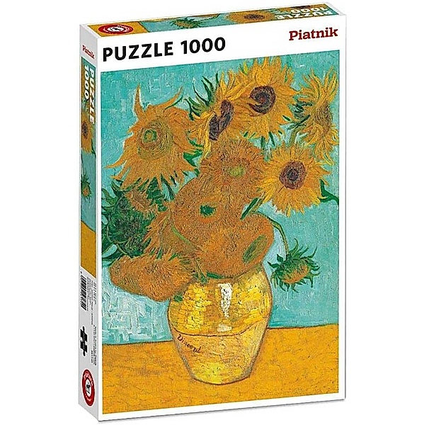 Piatnik Van Gogh - Vase mit Sonnenblumen (Puzzle)