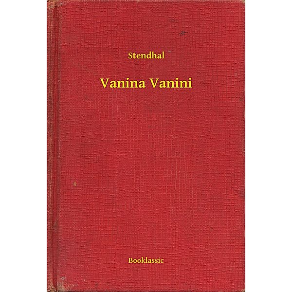 Vanina Vanini, Stendhal