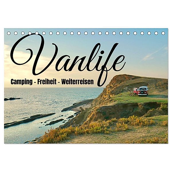 Vanlife, Camping - Freiheit - Weiterreisen (Tischkalender 2025 DIN A5 quer), CALVENDO Monatskalender, Calvendo, Johannes Jansen