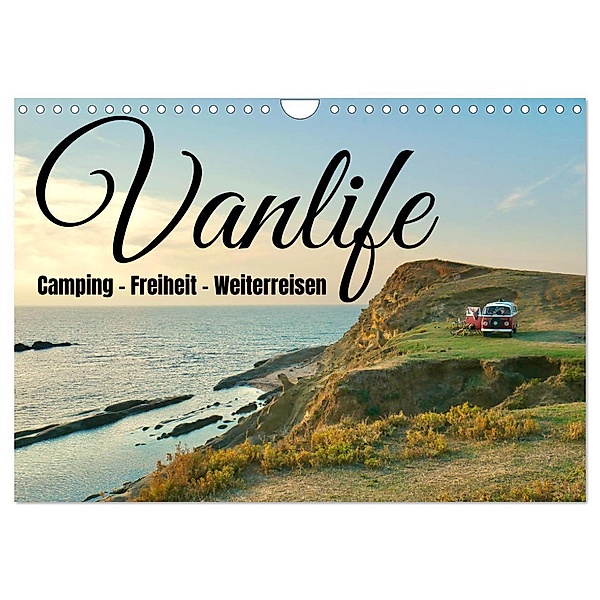 Vanlife, Camping - Freiheit - Weiterreisen (Wandkalender 2024 DIN A4 quer), CALVENDO Monatskalender, Johannes Jansen