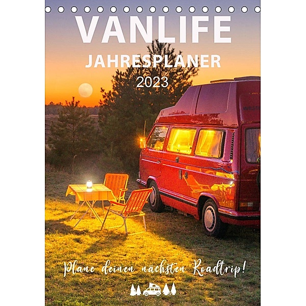 Vanlife Jahresplaner (Tischkalender 2023 DIN A5 hoch), Mario Weigt