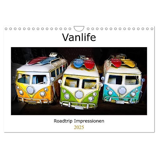 Vanlife - Roadtrip Impressionen (Wandkalender 2025 DIN A4 quer), CALVENDO Monatskalender, Calvendo, Rolf Dietz