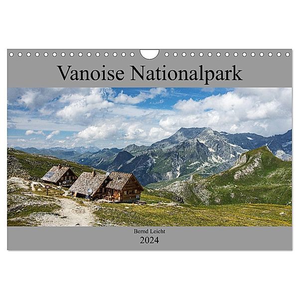 Vanoise Nationalpark (Wandkalender 2024 DIN A4 quer), CALVENDO Monatskalender, Bernd Leicht