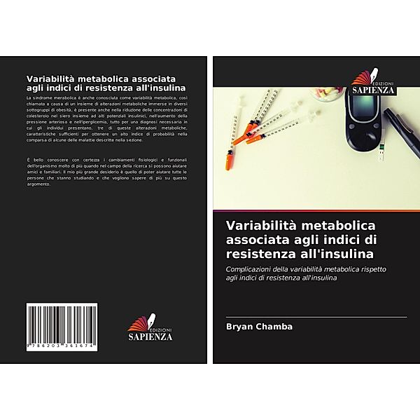 Variabilità metabolica associata agli indici di resistenza all'insulina, Bryan Chamba