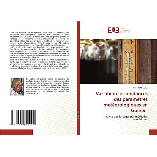 Variabilité et tendances des paramètres météorologiques en Guinée:, René Tato LOUA