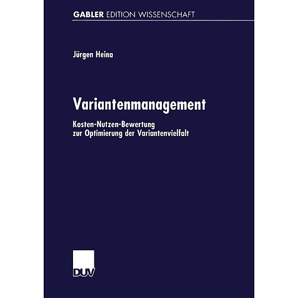 Variantenmanagement / Gabler Edition Wissenschaft