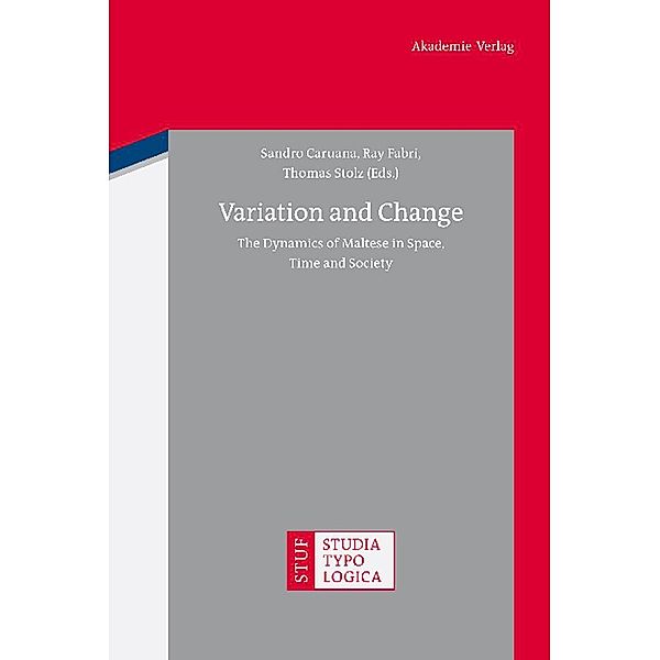 Variation and Change / Studia Typologica [STTYP] Bd.9