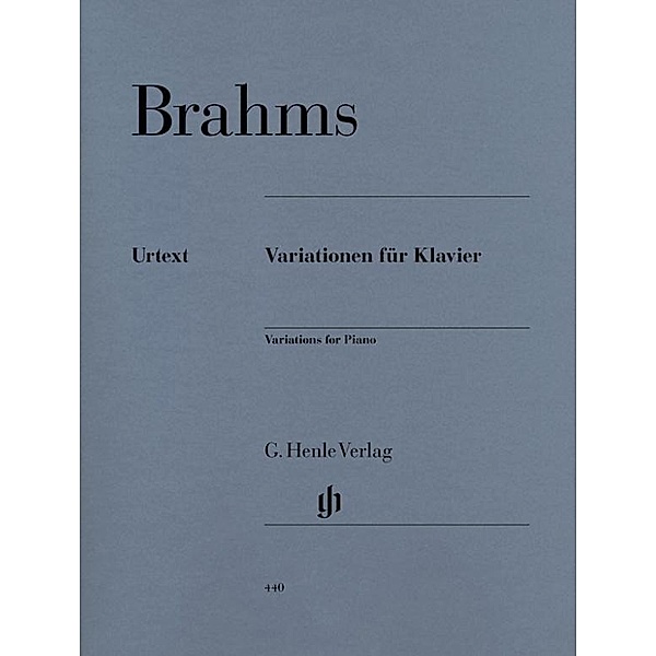Variationen für Klavier, Johannes Brahms - Variationen für Klavier