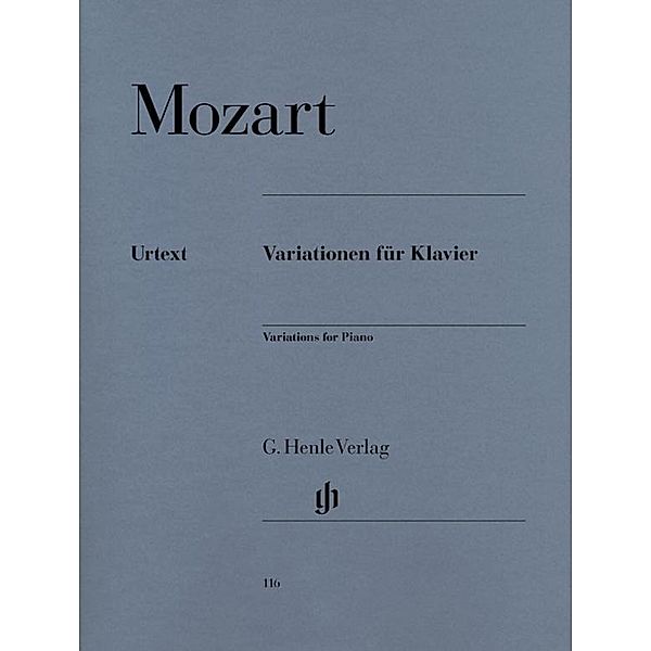 Variationen für Klavier, Wolfgang Amadeus Mozart - Variationen für Klavier