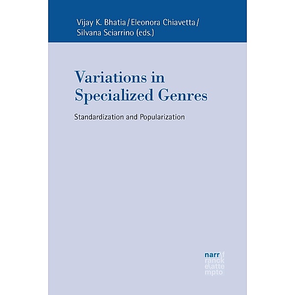 Variations in Specialized Genres / Europäische Studien zur Textlinguistik Bd.14