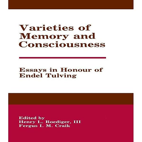 Varieties of Memory and Consciousness