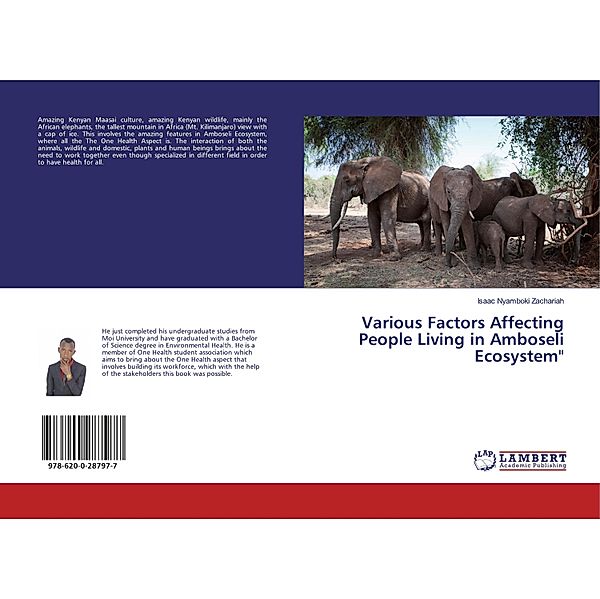 Various Factors Affecting People Living in Amboseli Ecosystem, Isaac Nyamboki Zachariah