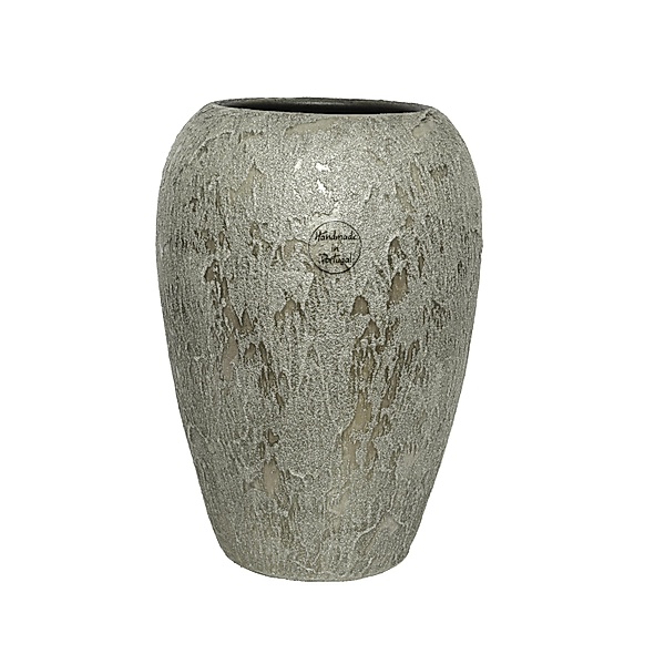 Vase aus Terrakotta, (Farbe: champagner)